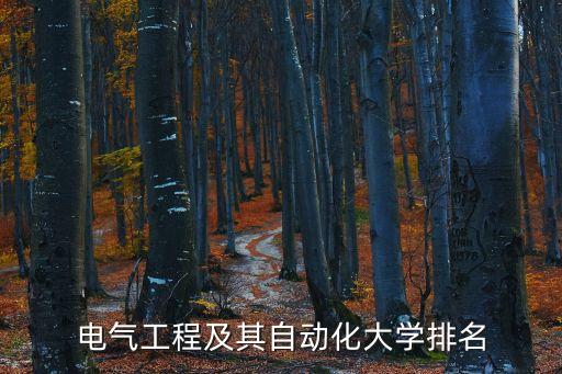 電氣工程及其自動化大學(xué)排名