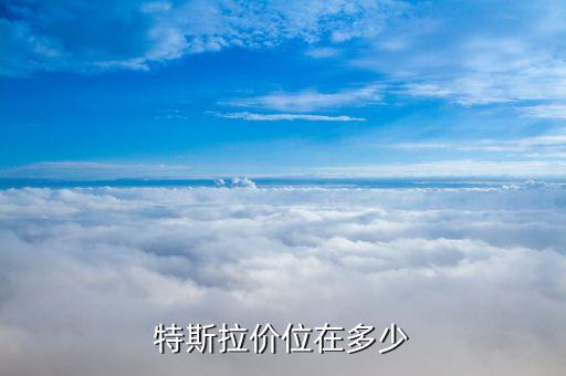 特斯拉價位在多少