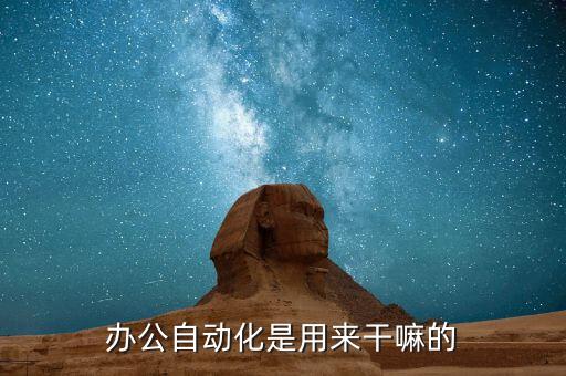辦公自動(dòng)化是用來(lái)干嘛的