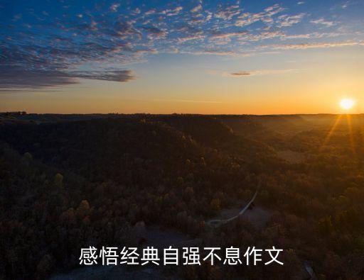 感悟經(jīng)典自強(qiáng)不息作文