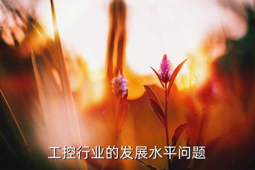 工控行業(yè)的發(fā)展水平問題