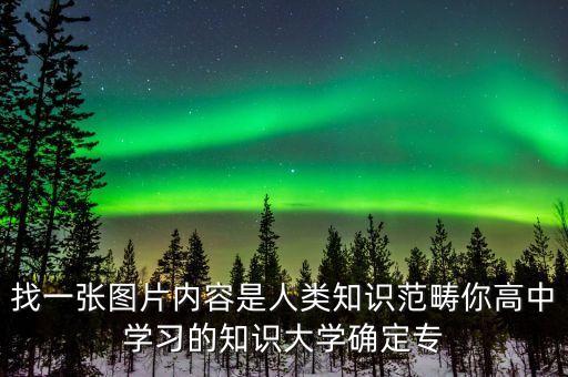 找一張圖片內(nèi)容是人類知識(shí)范疇你高中學(xué)習(xí)的知識(shí)大學(xué)確定專