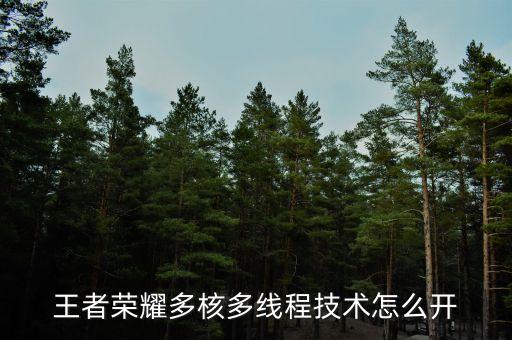王者怎么開(kāi)科技，王者爭(zhēng)霸科技怎樣開(kāi)