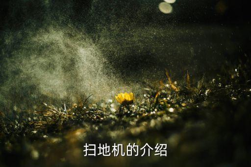 掃地機的介紹