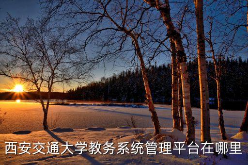 西安交通大學(xué)自動化辦公系統(tǒng)官網(wǎng)，西安交通大學(xué)教務(wù)系統(tǒng)管理平臺在哪里