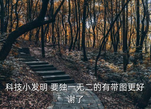 科技小發(fā)明 要獨(dú)一無(wú)二的有帶圖更好謝了
