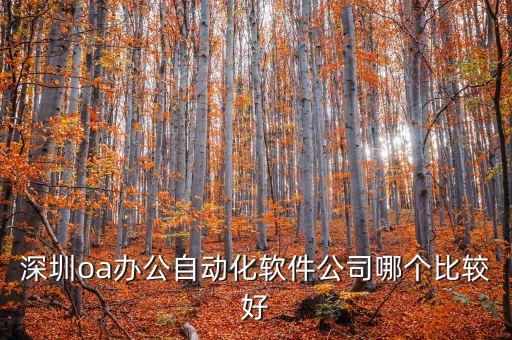 深圳十大自動化公司排行榜，深圳有哪些自動化方面比較好的公司
