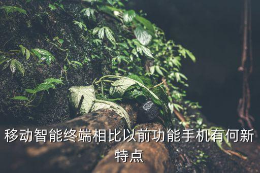 移動(dòng)智能終端相比以前功能手機(jī)有何新特點(diǎn)