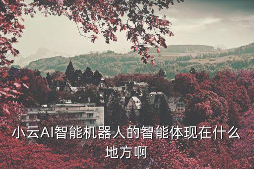 小云AI智能機(jī)器人的智能體現(xiàn)在什么地方啊