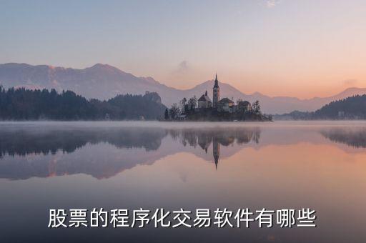 股票程序化交易軟件，可以進行程序化交易的炒股軟件是哪種的呢