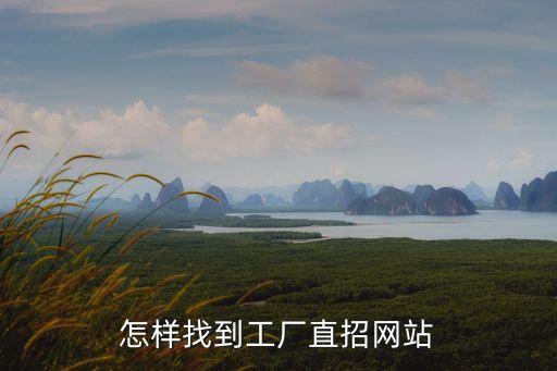 怎樣找到工廠直招網(wǎng)站