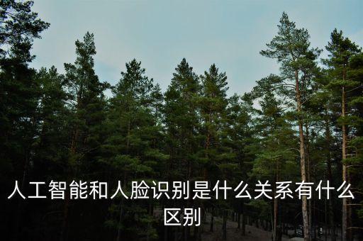 人工智能和人臉識別是什么關(guān)系有什么區(qū)別