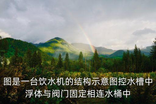 圖是一臺(tái)飲水機(jī)的結(jié)構(gòu)示意圖控水槽中浮體與閥門固定相連水桶中