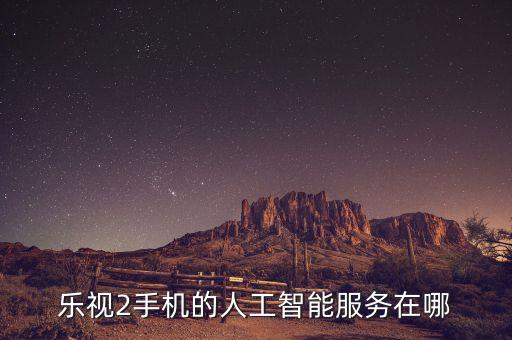 人工智能服務，樂視2手機的人工智能服務在哪