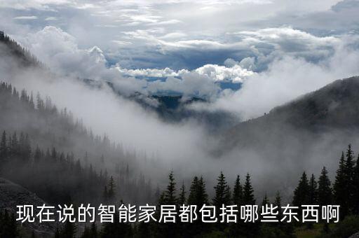 現(xiàn)在說的智能家居都包括哪些東西啊