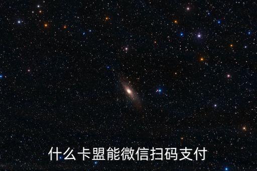 什么卡盟能微信掃碼支付