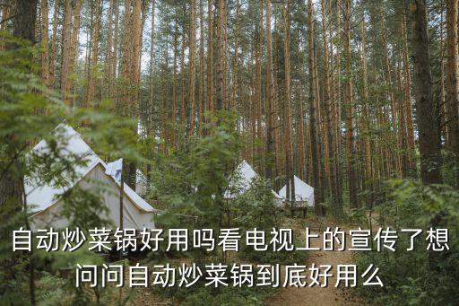 自動炒菜鍋好用嗎看電視上的宣傳了想問問自動炒菜鍋到底好用么
