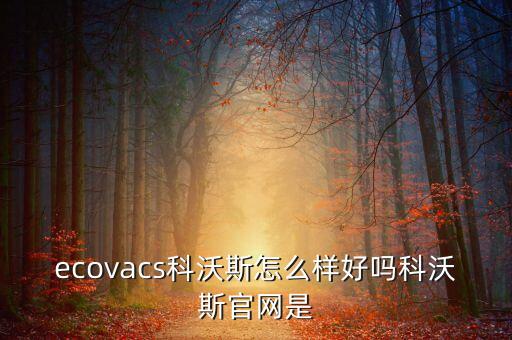 ecovacs科沃斯怎么樣好嗎科沃斯官網(wǎng)是