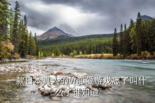 一款日本真人的vr戀愛游戲忘了叫什么了誰知道