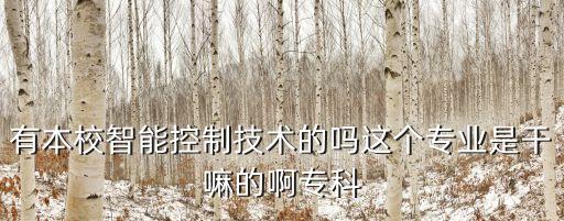 智能控制技術是做什么，有本校智能控制技術的嗎這個專業(yè)是干嘛的啊?？? /></a><a href=