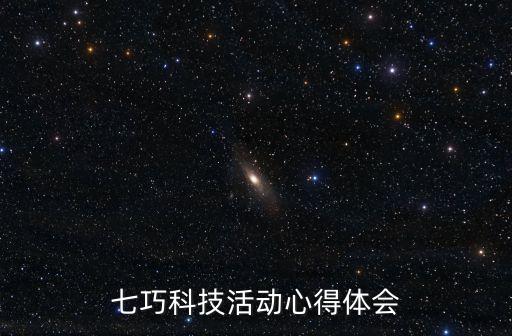七巧科技活動(dòng)心得體會(huì)