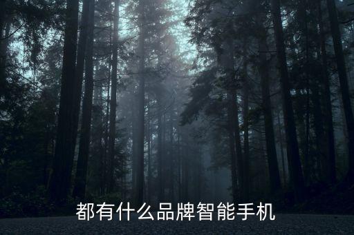 都有什么品牌智能手機(jī)