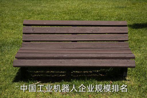 中國工業(yè)機器人企業(yè)規(guī)模排名