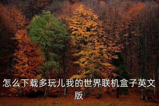 下載世界盒子，IOS版我的世界盒子怎么下載到哪里下