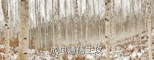 成電通信主攻