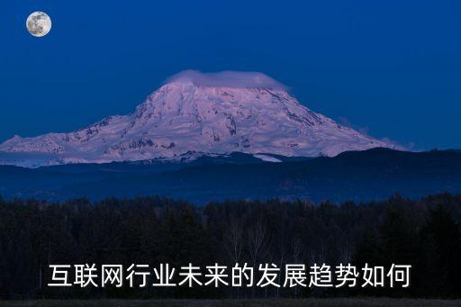 互聯(lián)網(wǎng)行業(yè)未來的發(fā)展趨勢如何