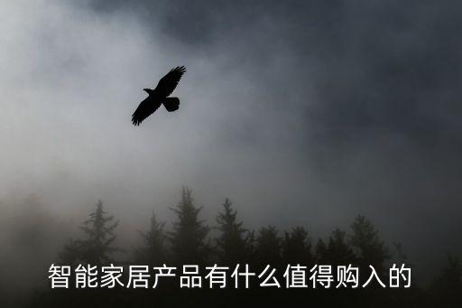 智能家居產(chǎn)品有什么值得購(gòu)入的