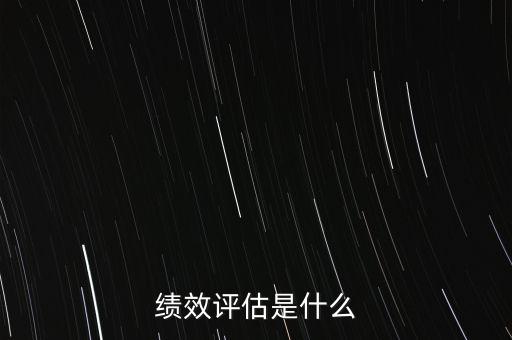 績效評估是什么
