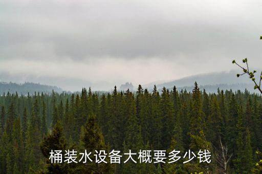 桶裝水設備大概要多少錢