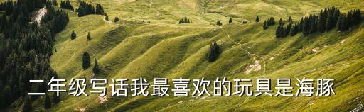二年級小學(xué)生喜歡的玩具，二年級寫話我最喜歡的玩具是海豚