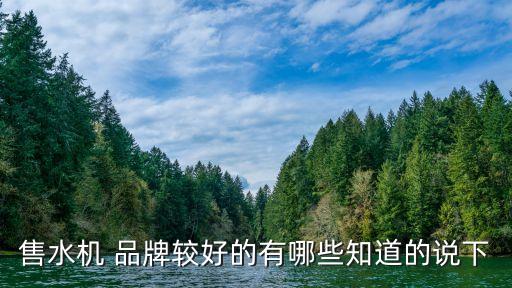 社區(qū)自動(dòng)售水機(jī)品牌，小區(qū)水質(zhì)不好想安裝自動(dòng)售水機(jī)哪個(gè)牌子的好一點(diǎn)啊