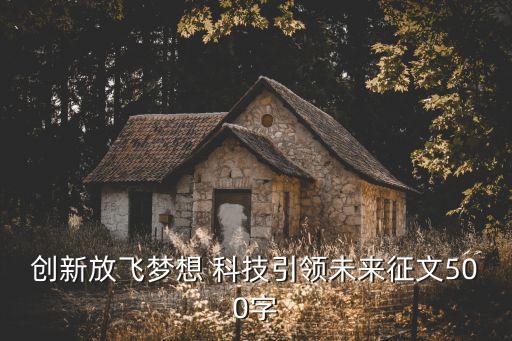 創(chuàng)新放飛夢(mèng)想 科技引領(lǐng)未來(lái)征文500字