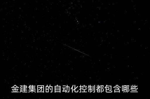 金建集團的自動化控制都包含哪些