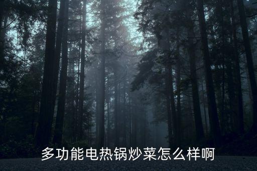 多功能炒菜鍋好用嗎，這種多功能鍋實用嗎炒菜熬魚燉肉煮粥什么的