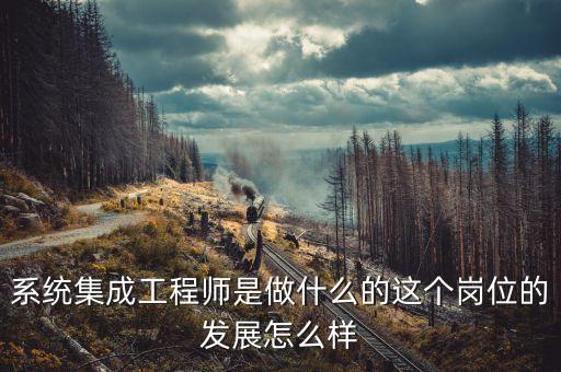 系統(tǒng)集成工程師是做什么的這個崗位的發(fā)展怎么樣