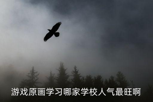 游戲原畫學(xué)習(xí)哪家學(xué)校人氣最旺啊