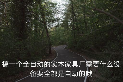 搞一個(gè)全自動(dòng)的實(shí)木家具廠需要什么設(shè)備要全部是自動(dòng)的哦