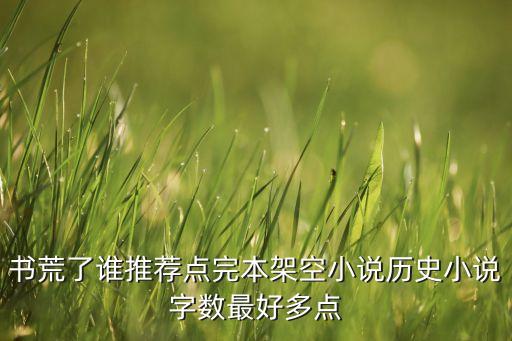 書荒了誰推薦點完本架空小說歷史小說字數(shù)最好多點