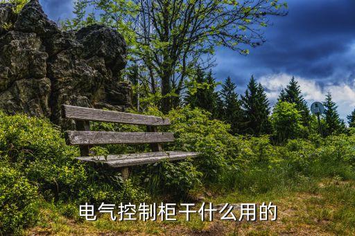 電氣控制柜干什么用的