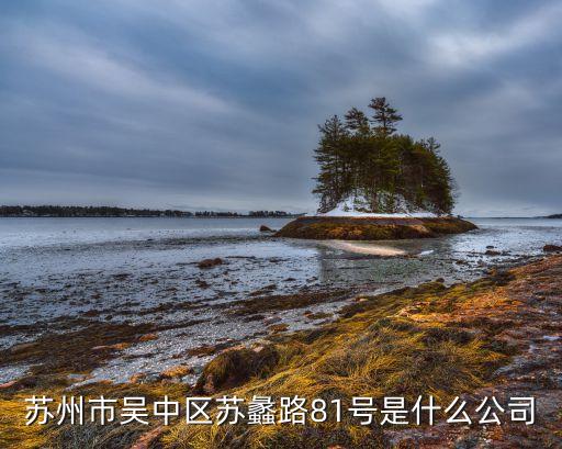 蘇州市吳中區(qū)蘇蠡路81號(hào)是什么公司