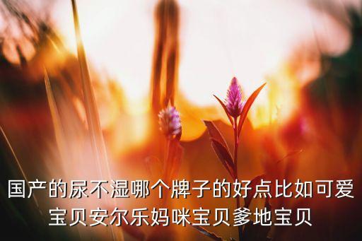 米萌紙尿褲是牌子的嗎，國產(chǎn)的尿不濕哪個牌子的好點比如可愛寶貝安爾樂媽咪寶貝爹地寶貝
