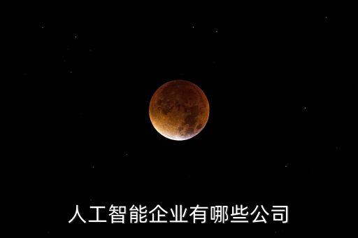 人工智能企業(yè)有哪些公司