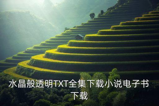 水晶般透明TXT全集下載小說電子書下載