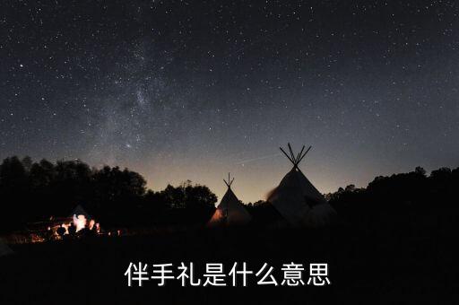 伴手禮是什么意思