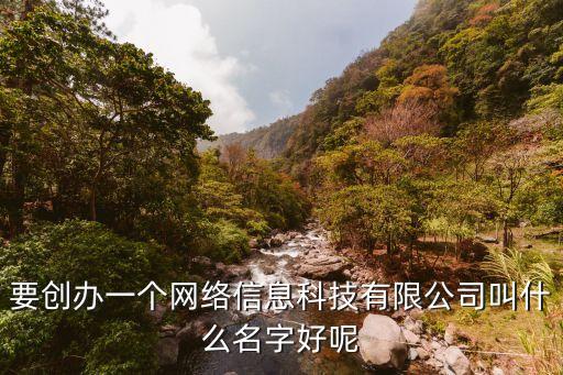 要?jiǎng)?chuàng)辦一個(gè)網(wǎng)絡(luò)信息科技有限公司叫什么名字好呢