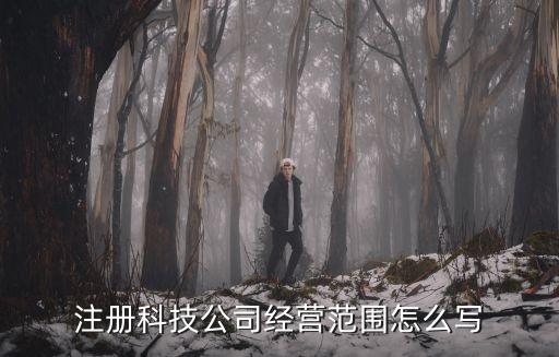 科技有限公司的經(jīng)營范圍，注冊科技公司經(jīng)營范圍怎么寫